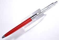 VTG. Paper Mate Vintage Double Heart Profile Ball Pen-Slim Grip-Red-USA MCM #62 picture