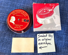 Vintage Add A Coin Bank w/ Box, Original Sealed Key, Box NOS picture