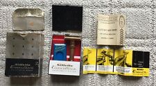 Vintage Gillette Executive Gold Plated Fat Boy Adjustable Razor D3 1958 With Box picture