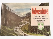 Adventure Along The Trans-Canada Highway Travel Brochure 1960s Vintage Tourism picture