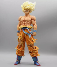 28CM Dragon Ball Z Goku First Super Saiyan PVC Figure Collectible Model Statue picture