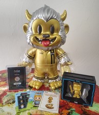 Thrilljoy Mega PIX Adventure Time Gold Bloo LE 300 w/ Gold Finn Pixl Set New picture