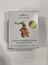 2026 Hallmark Clove's Favorite Cookie Gnome Limited Edit Mini Christmas Ornament picture
