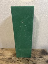 Vintage Barrington Studios Christmas Tree Gift Box Velvet With Gems picture
