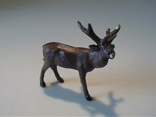 VINTAGE 1960'S MINIATURE METAL TOY REINDEER - JAPAN picture