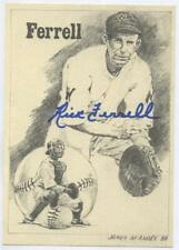 Rick Ferrell 5x7 Litho Autographed Signed JSA COA Washington Senators Baseball picture