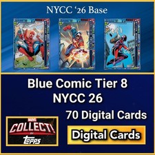 Topps Marvel Collect NYCC Comic Base 26 Tier 8 70 Cards picture