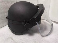 Genuine Japanese Military Helmet W / Face Shield Rare Collectible BULLETPROOF picture