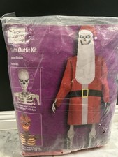 NEW 12 ft Skeleton Santa Outfit Kit - NIB First Gen 12ft Skelly Costume picture