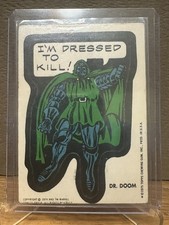 1975 Topps Comic Book Heroes Stickers Dr. Doctor Doom picture