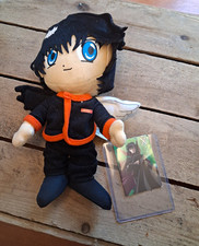 Vintage X/1999CLAMP Kamui Shirou Plush Doll SEGA 1996 Anime Keychain Wings W/Tag picture
