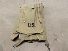 ORIGINAL WWII US ARMY M1928 COMBAT FIELD HAVERSACK BACKPACK-OD#3 picture