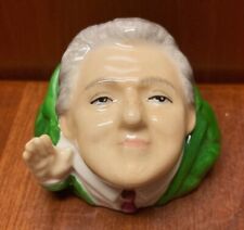 Kevin Francis Face Pot- Green President Bill Clinton 