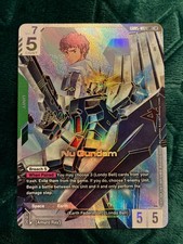 Nu Gundam (GD05-017) LR++ - Bandai Gundam TCG - Unused/Near Mint picture