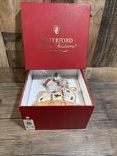 Waterford Santa Sleigh Holiday Heirlooms Candy Jar Georgian Christmas NIB picture