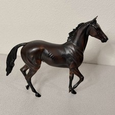 Breyer Reeves Zenyatta Mold Dark Brown / Black Traditional Horse Figure NICE picture