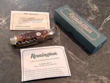 1996 Remington UMC Trailhand Bullet Pocket Knife Camping R3843 + Box picture