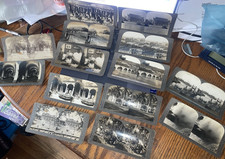 Lot 14 Antique Keystone Stereoview Cards 1920s World Travel Philippines Europe picture