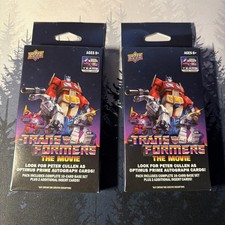 2 Packs 2026 Upper Deck Transformers The Movie Special Edition Trading Cards picture