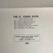St. Johns River Florida 1963 Map 1 of 7 Sectional Charts picture
