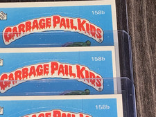 1986 Topps Garbage Pail Kids Original Series 4 #158b Crystal Gale EYELASH Error picture