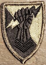 US Army 38th Air Defense Artillery Brigade Patch Subdued VTG ORIGINAL MILITARY  picture