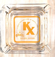 Rare Vintage Advertising Ashtray KING'S X Restaurants Wichita Kansas picture