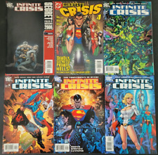 INFINITE CRISIS/CRISIS ON INFINITY EARTHS SET OF 8 ISSUES GEORGE PEREZ JIM LEE picture
