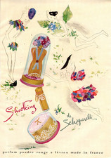 1939 Schiaparelli Shocking Parfum by Vertes Original ad - Extremely Rare picture