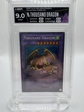 Konami Yu-Gi-Oh 2002 Metal Raiders Thousand Dragon MRD-143 Secret Rare HGA 9 π picture