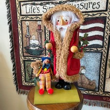 Steinbach Old Santa Nutcracker S 1661 Handcrafted Germany Large Wood Red 17