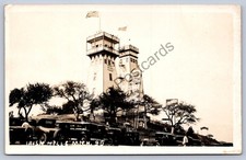 WA1/ Irish Hills Michigan RPPC Postcard c1940s View Observation Tower 221 picture