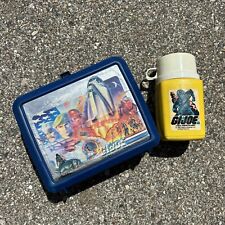 Vintage 1980s G.I. Joe Lunchbox And Thermos As Is Worn Dusty Plastic picture
