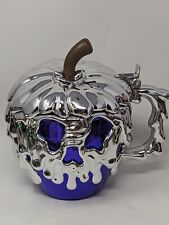 Disney Parks 100th Anniversary Snow White Poison Apple Mug Cup Silver  Purple picture