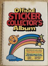 Gordy International Official Sticker Collector’s Album SPIRAL VNTG Unused 1983 picture