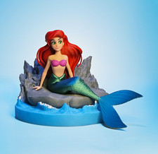 Disney Little Mermaid Ariel Statue Figure 19cm / 7.5