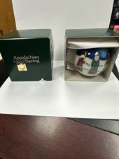 Vintage 1999 Pier 1 Li Bien (Inside) Hand Painted Ornament 3 Wisemen W/ Box picture