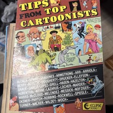 Tips From Top Cartoonists SERGIO ARAGONES SIGNED W/SKETCH Mort Drucker and More picture