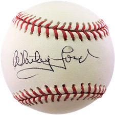 Whitey Ford Autographed MLB Baseball - JSA picture