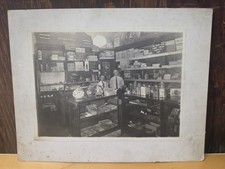 Vintage 1922 General Store Interior Photo Grocery Mercantile Employees picture