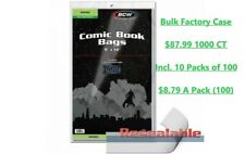 Case 1000 - BCW 2-Mil Resealable Bags Graded Comics (CGC, PGX, CBCS) - 9