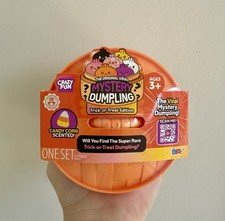 NEW RMS CRAZY FUN Mystery Squishy Dumpling TRICK- Or - TREAT Edition CANDY CORN picture