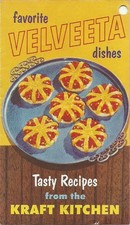 Vintage 1950s Velveeta Recipe Brochure | Kraft Kitchen Foldout picture