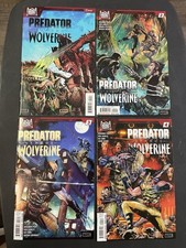 Predator Versus Wolverine 1-4 Complete Set Marvel 2023 Lot 1st Print Run 1 2 3 4 picture