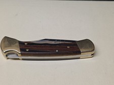 Vintage 2005 Buck 110 Pro-Line Folding Hunting Knife Signed Chuck Buck W/Sheath picture