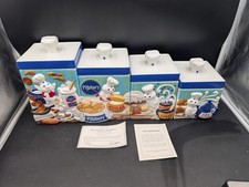 Pillsbury Doughboy Danbury Mint Canister Set 4 Pieces Never Used W Certificate picture