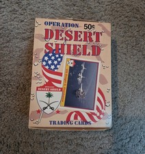 Operation Desert Shield 1991 Pacific Trading Cards Sealed 36 Count Pack Box picture