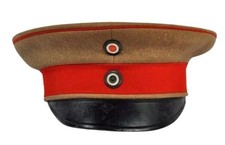 Premium WWI German M1910 Officer Visor Cap – Elite Wool Uniform Reproduction picture