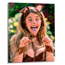 8x10 SYDNEY SWEENEY Euphoria Dog Costume Candid EXCLUSIVE Photo HQ+ Print SSW011 picture