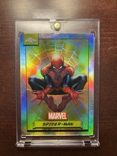 Marvel Spider-Man 2024 topps chrome refractor 1st year topps chrome picture